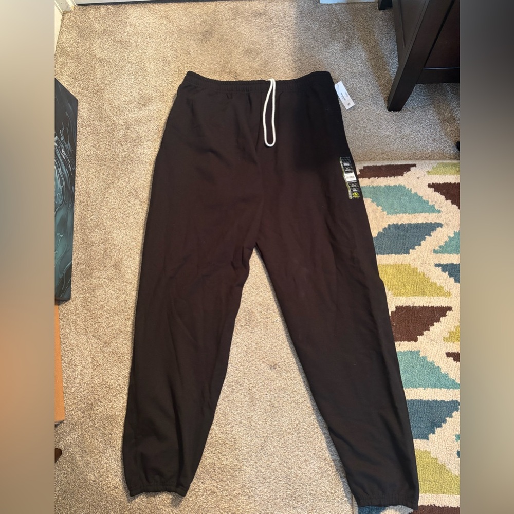 Athletic Works Black Men's Sweatpants Joggers